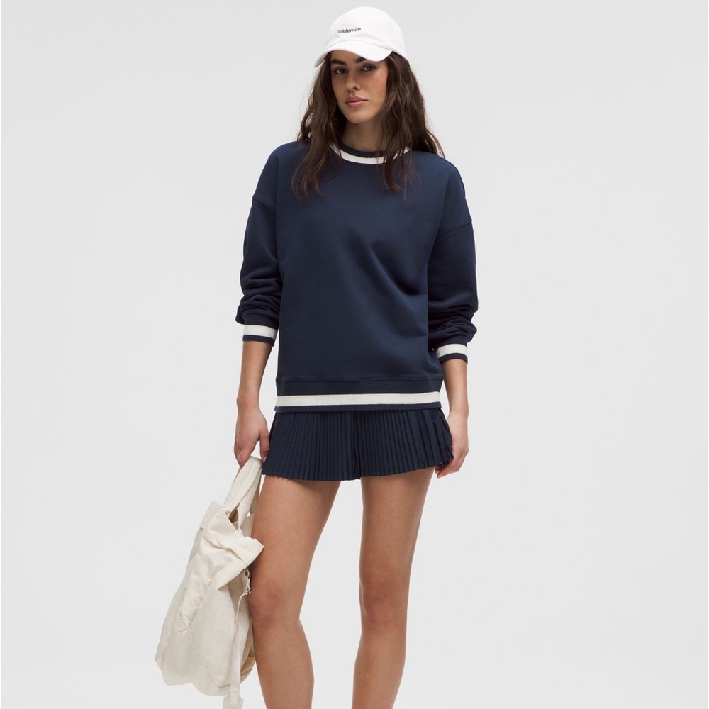 Lululemon athletica Perfectly Oversized Ringer Crew